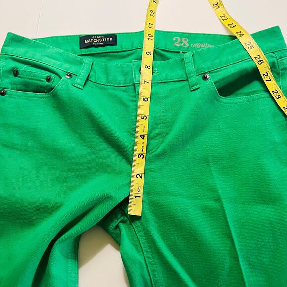 J.Crew Matchstick Mid Rise Straight Leg Jeans Size 28 - Picture 9 of 11